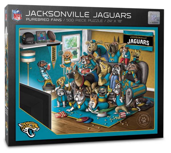 You The Fan Jacksonville Jaguars 500-Piece Nailbiter Puzzle