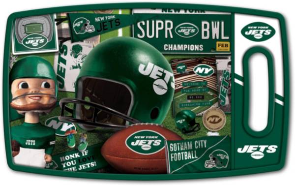 You The Fan New York Jets Retro Cutting Board