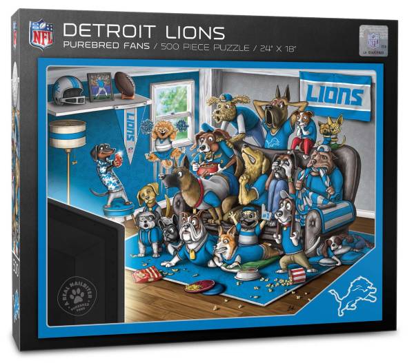 You The Fan Detroit Lions 500-Piece Nailbiter Puzzle