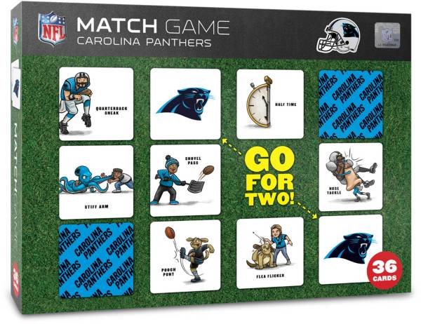 You The Fan Carolina Panthers Memory Match Game