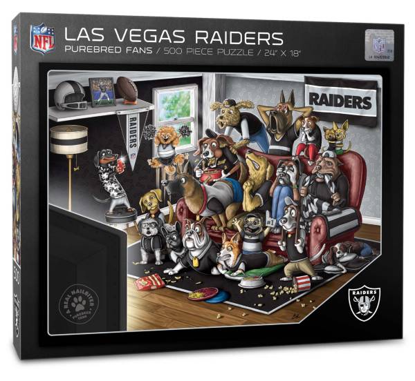 You The Fan Las Vegas Raiders 500-Piece Nailbiter Puzzle