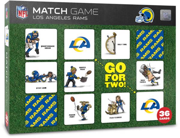 You The Fan Los Angeles Rams Memory Match Game