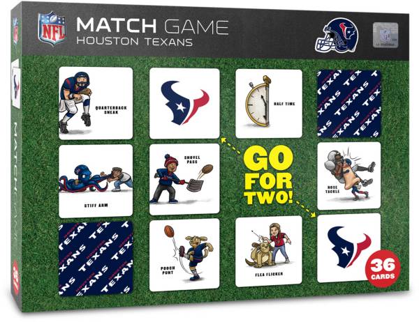 You The Fan Houston Texans Memory Match Game