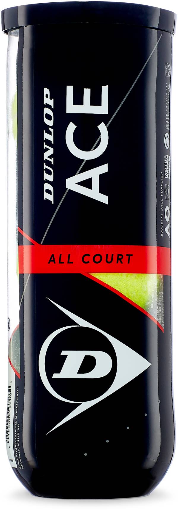 Dunlop Ace All Court 3-Ball Can