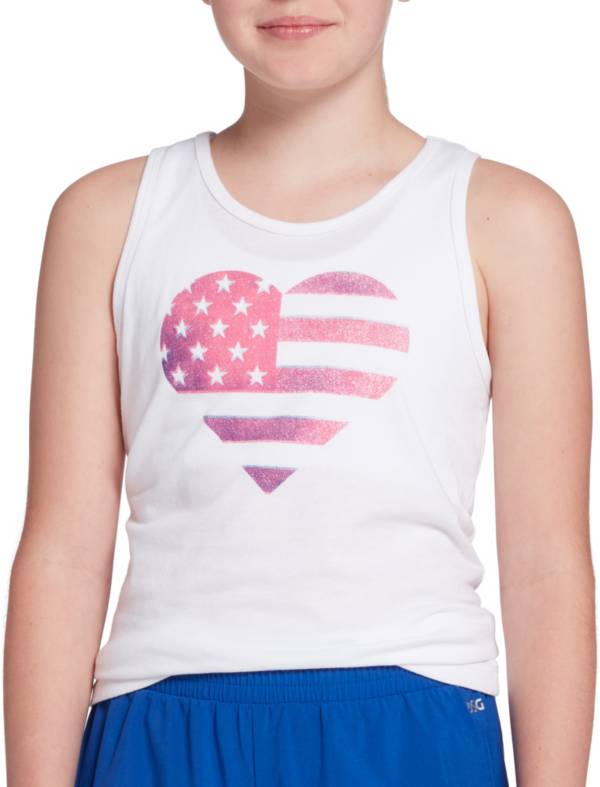DSG Girls' Americana Graphic Tank Top