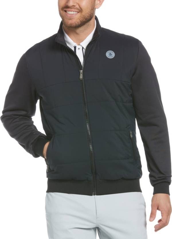 Original Penguin Men's Insulated Mixed Media Golf Jacket