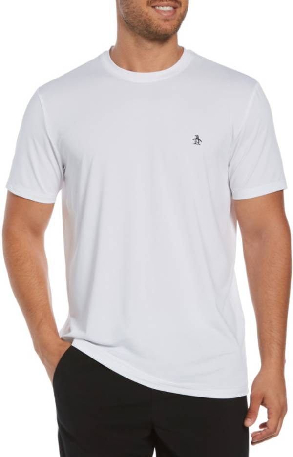 Original Penguin Men's Performance Crewneck Short Sleeve Tennis T-Shirt