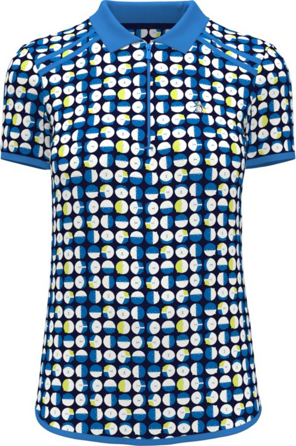 Original Penguin Women's Geo Kitty Print Golf Polo