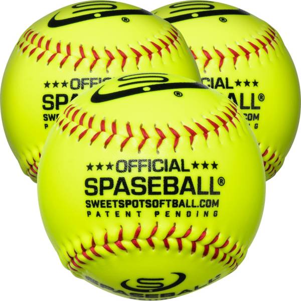 SweetSpot Baseball Spaseball Softball, SB100 3-Pack