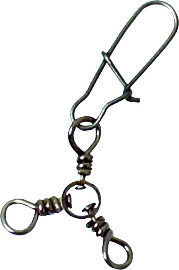 Eagle Claw 3-Way Swivel with Dual Lock Snap