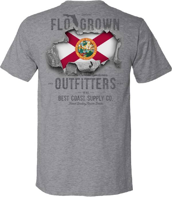 FloGrown Men's Bursting Flag Short Sleeve T-Shirt