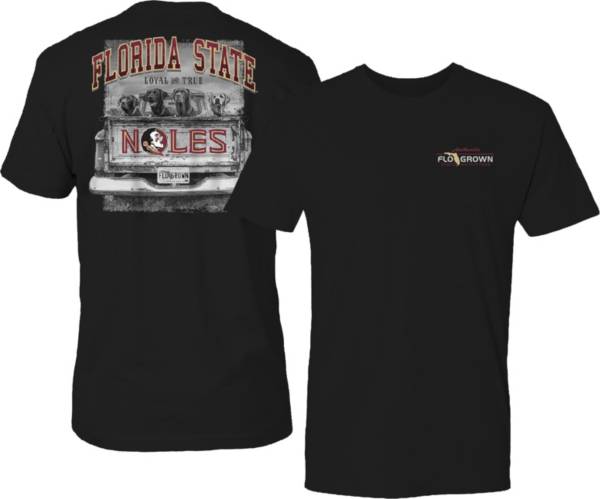 FloGrown Men's Florida State Seminoles Black Labs in Truck T-Shirt product image