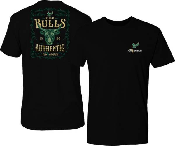 FloGrown Men's South Florida Bulls Label Black T-Shirt product image