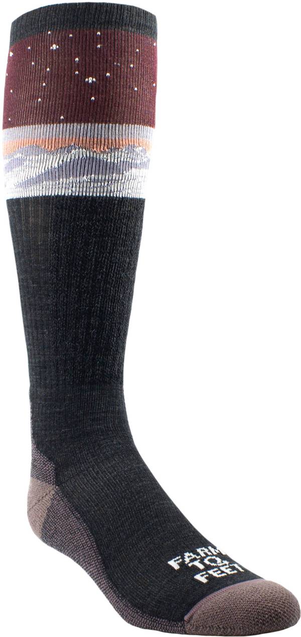 Farm to Feet Aspen Light Targeted Cushion Over the Calf Snow Socks product image