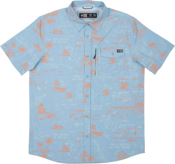 Salty Crew Men's Pinnacle Woven Short Sleeve Shirt