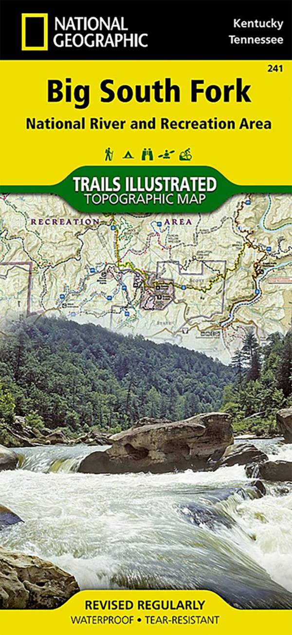 National Geographic Big South Fork National River and Recreaction Area Map product image