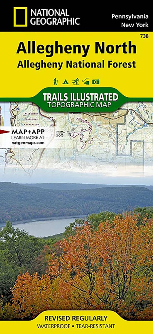 National Geographic Allegheny National Forest North Map product image