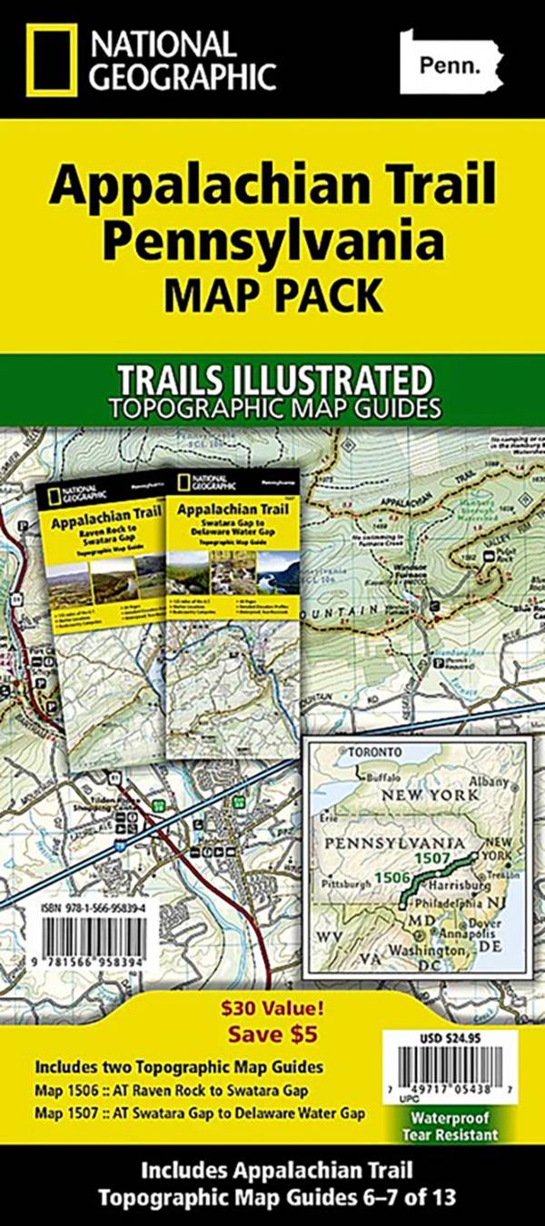 National Geographic Appalachian Trail: Pennsylvania Map Pack product image
