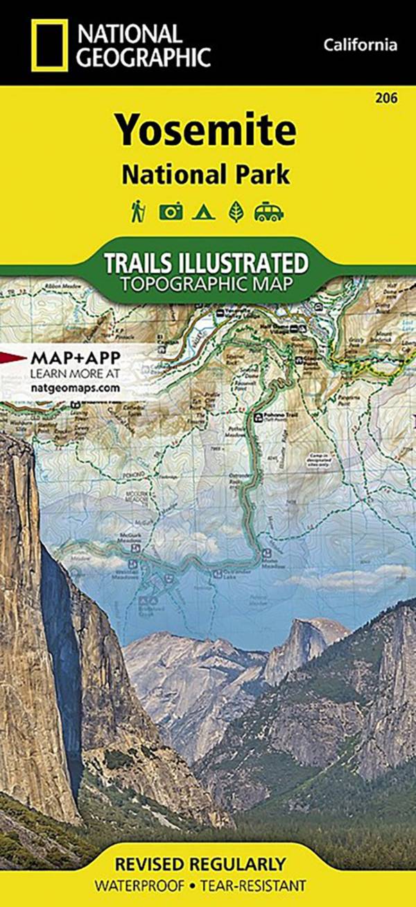 National Geographic Yosemite National Park Map product image