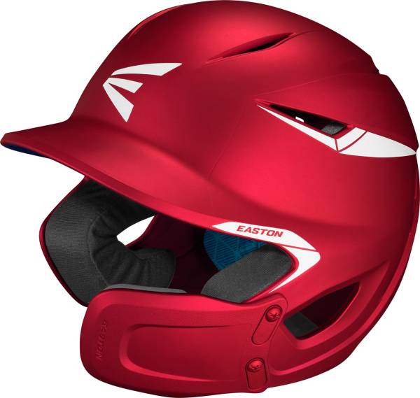 Easton Junior Elite X Metallic Baseball Batting Helmet w/ Universal Jaw Guard