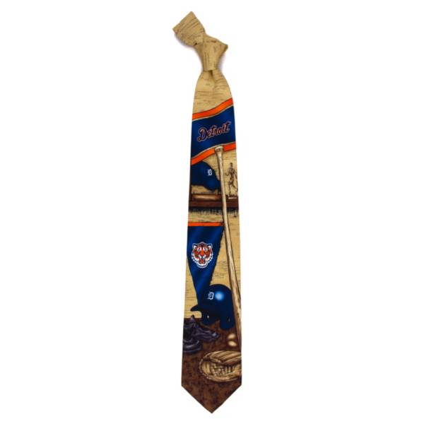 Eagles Wings Detroit Tigers Nostalgia Necktie