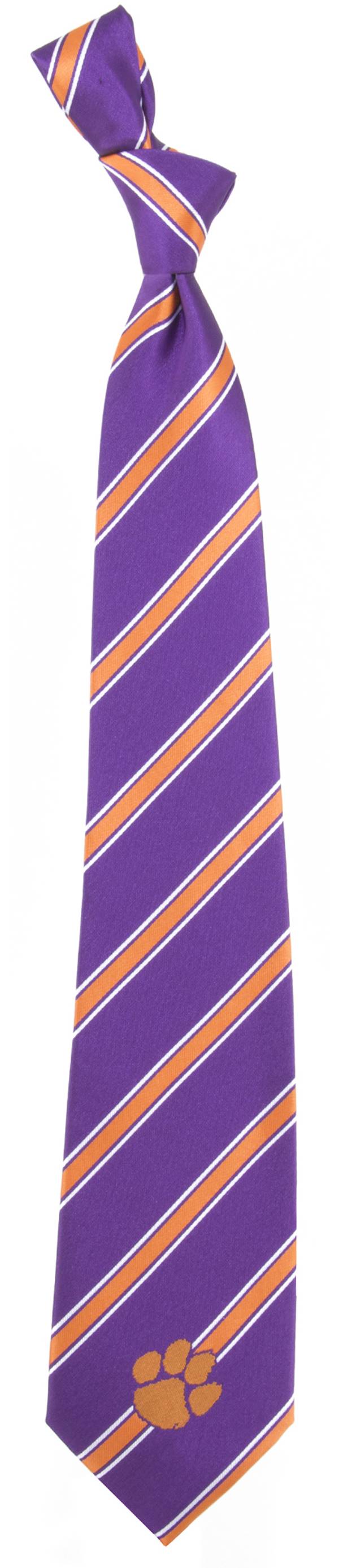 Eagles Wings Clemson Tigers Woven Poly 1 Necktie product image