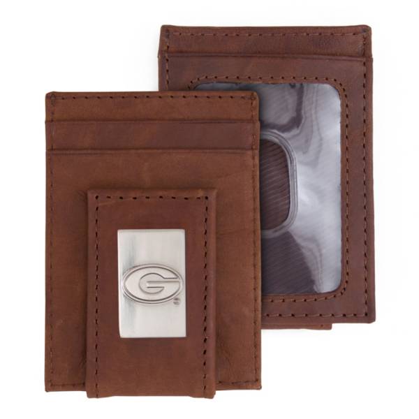 Eagles Wings Georgia Bulldogs Front Pocket Wallet