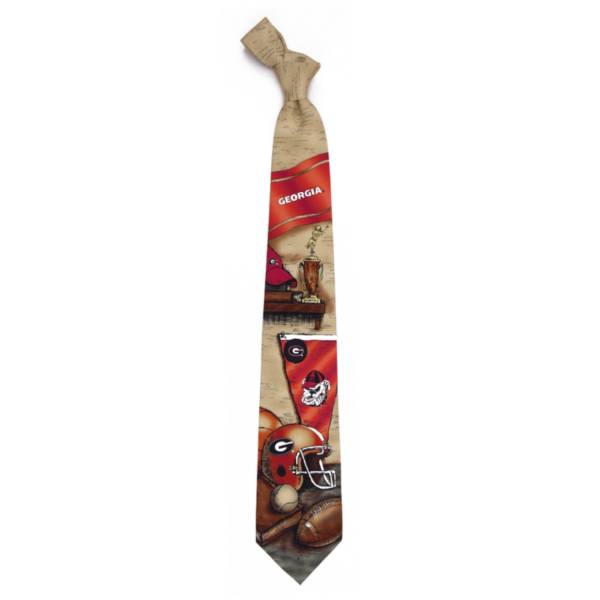 Eagles Wings Georgia Bulldogs Nostalgia Necktie