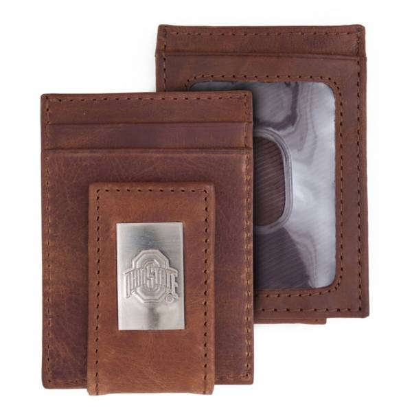 Eagles Wings Ohio State Buckeyes Front Pocket Wallet