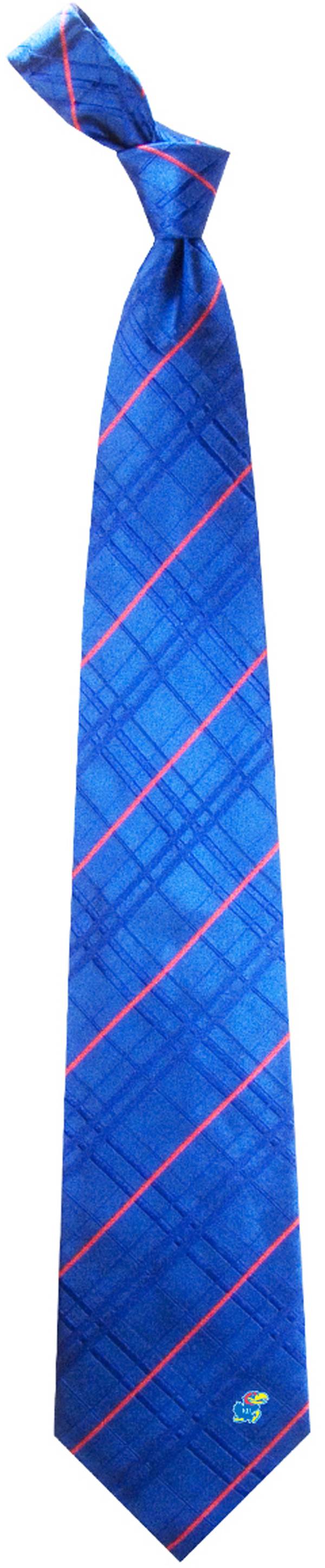 Eagles Wings Kansas Jayhawks Woven Oxford Necktie