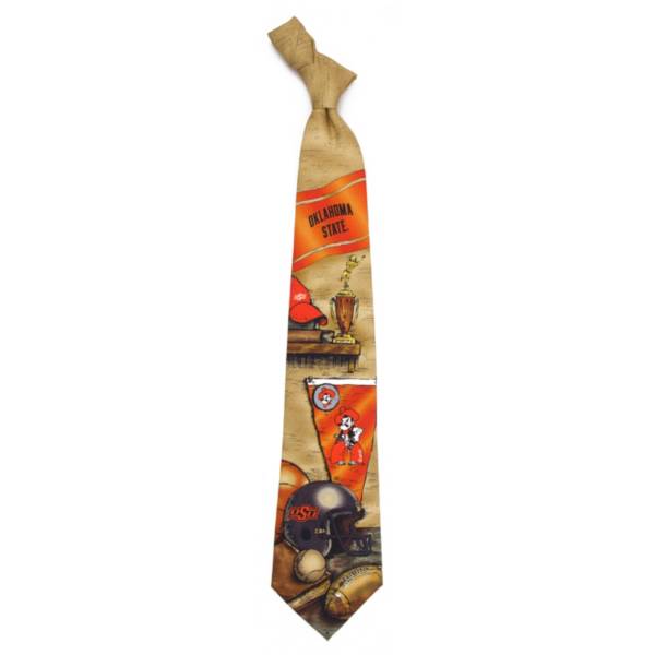 Eagles Wings Oklahoma State Cowboys Nostalgia Necktie