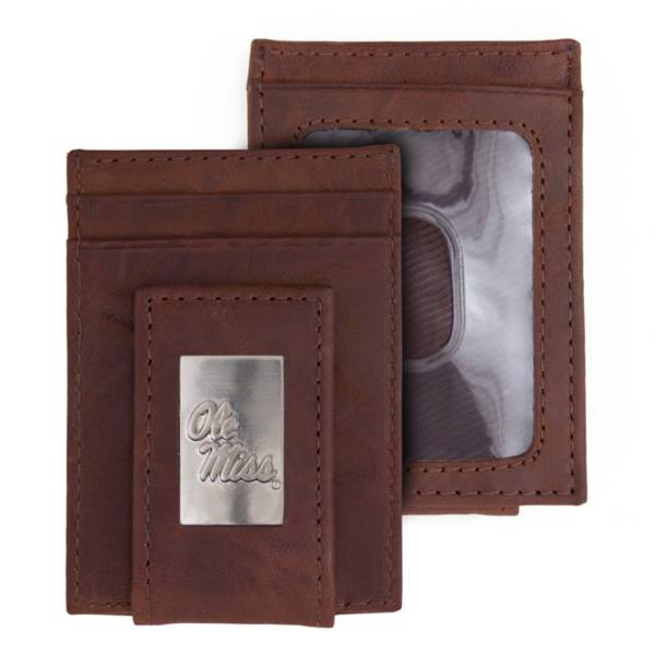 Eagles Wings Ole Miss Rebels Front Pocket Wallet