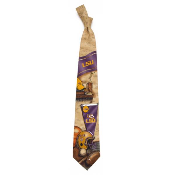 Eagles Wings LSU Tigers Nostalgia Necktie