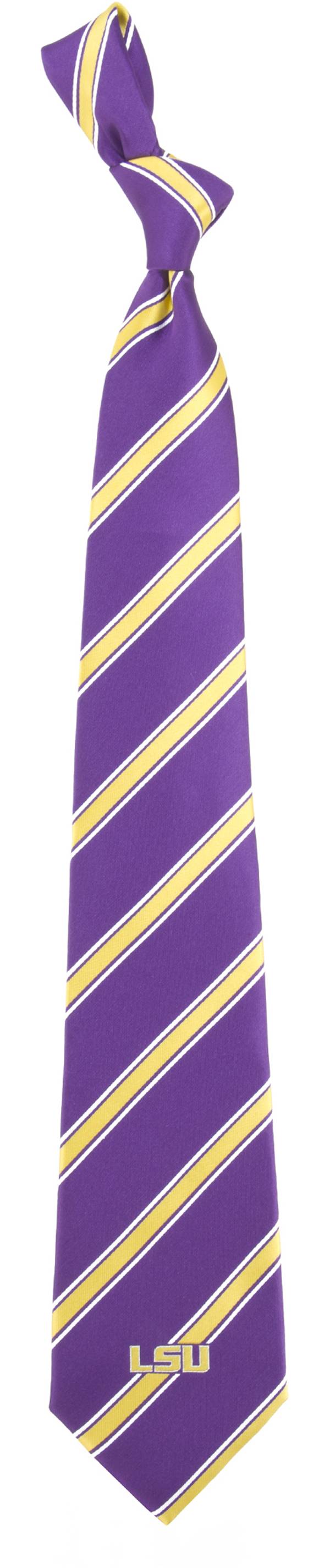Eagles Wings LSU Tigers Woven Poly 1 Necktie product image