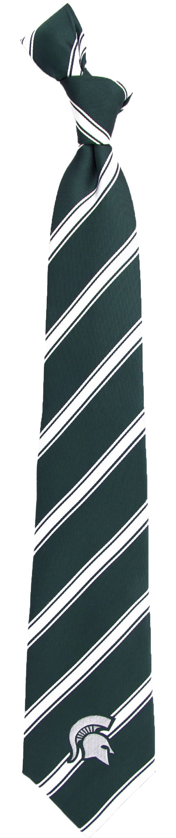 Eagles Wings Michigan State Spartans Woven Poly 1 Necktie