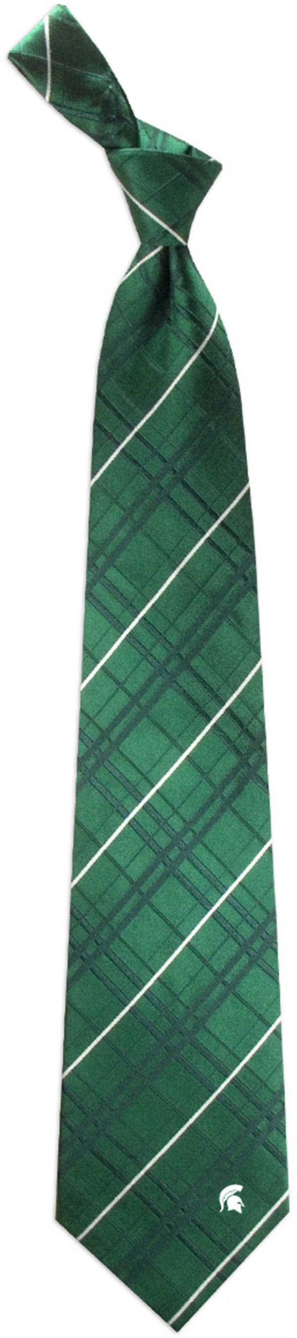 Eagles Wings Michigan State Spartans Woven Oxford Necktie