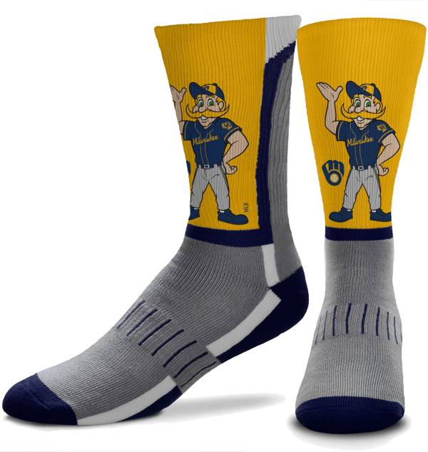 For Bare Feet Milwaukee Brewers Mascot Socks