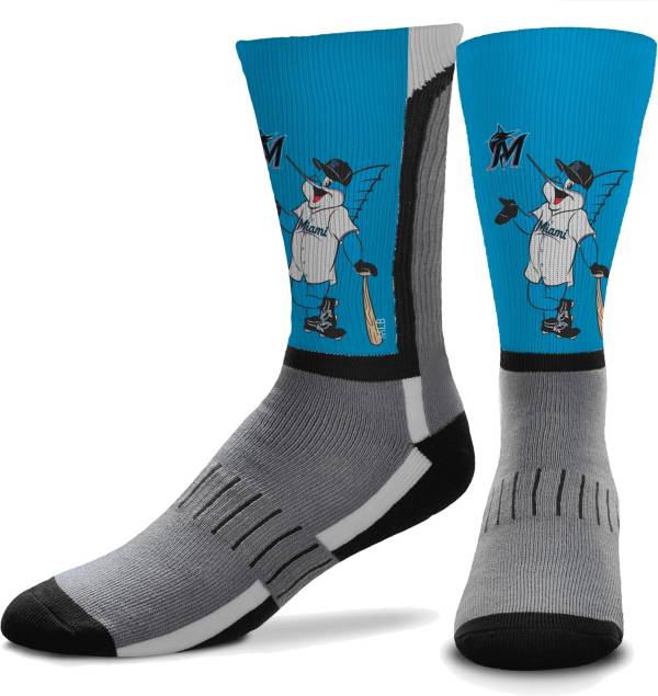 For Bare Feet Miami Marlins Mascot Socks product image