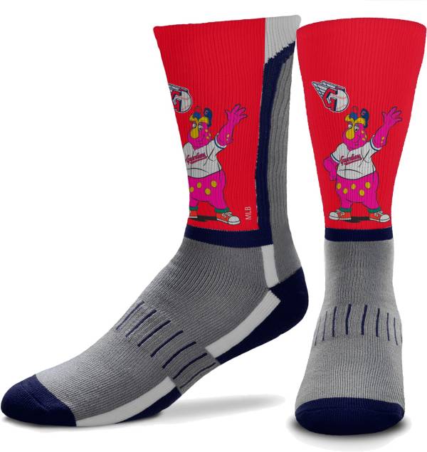 For Bare Feet Cleveland Guardians Mascot Socks