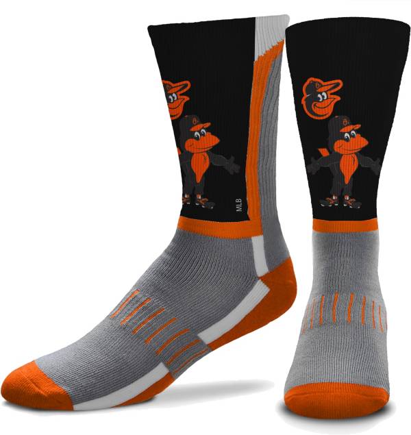 For Bare Feet Baltimore Orioles Mascot Socks