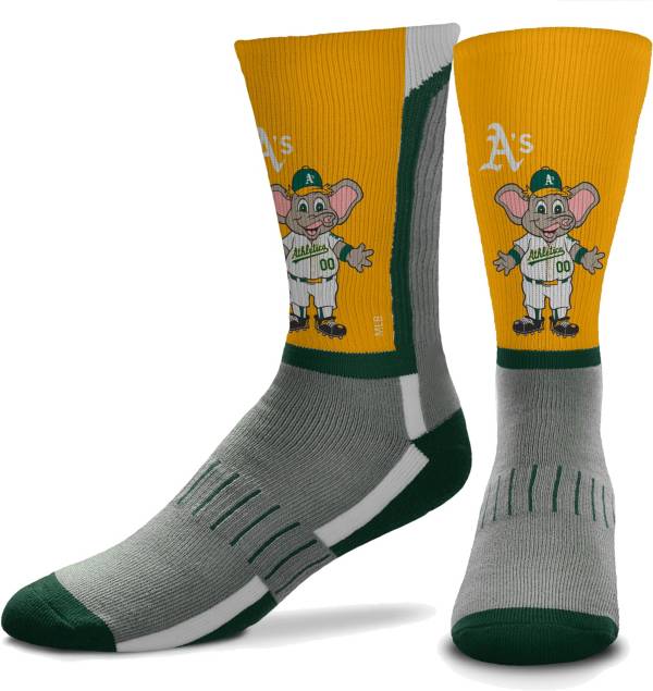For Bare Feet Oakland Athletics Mascot Socks