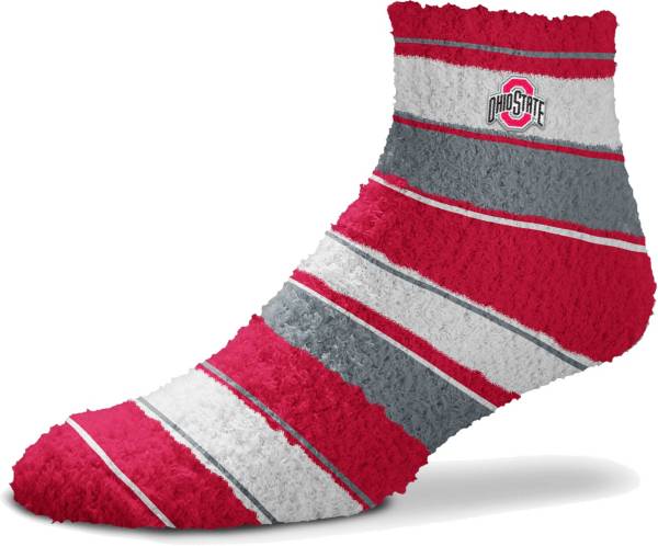 For Bare Feet Ohio State Buckeyes Stripe Cozy Socks