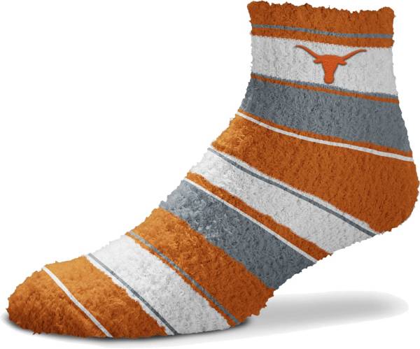 For Bare Feet Texas Longhorns Stripe Cozy Socks