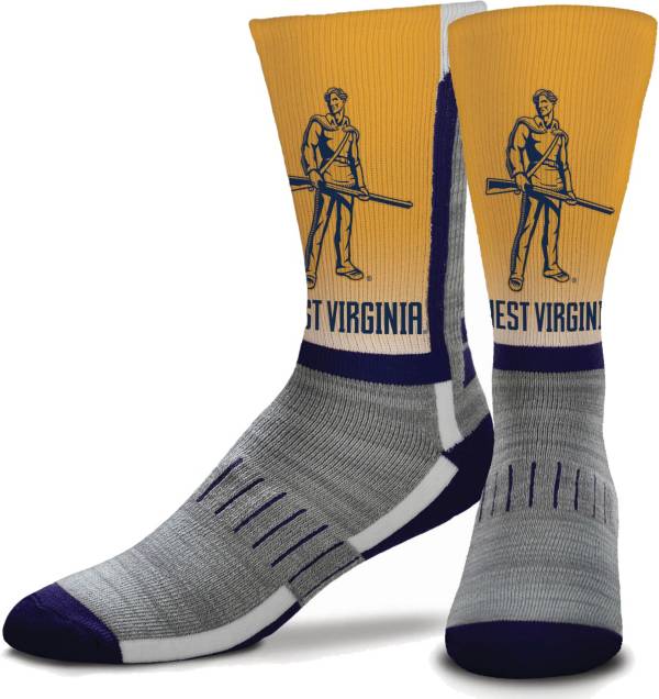 For Bare Feet West Virginia Mountaineers Mascot Crew Socks