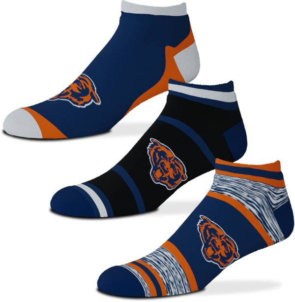 For Bare Feet Chicago Bears 3-Pack Socks