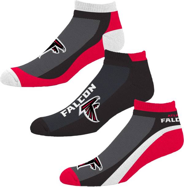 For Bare Feet Atlanta Falcons 3-Pack Socks