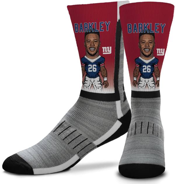 For Bare Feet New York Giants Saquon Barkley Player Socks