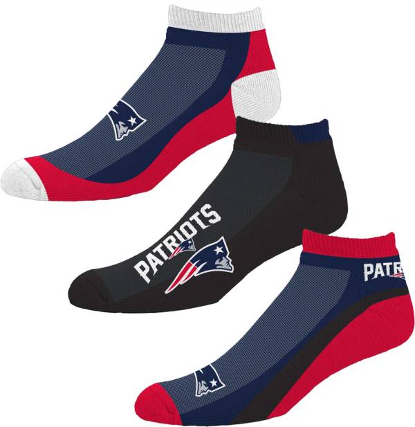 For Bare Feet New England Patriots 3-Pack Socks product image