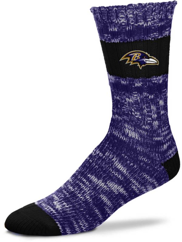 For Bare Feet Baltimore Ravens Alpine Socks