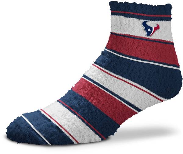 For Bare Feet Houston Texans Stripe Cozy Socks